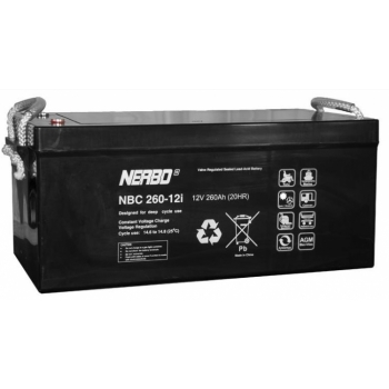 Akumulator NERBO NBC 260-12i (12V 260Ah)
